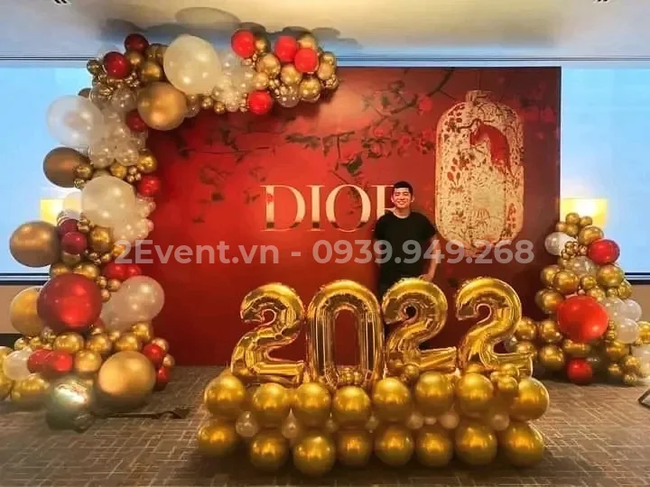 Mẫu phông nền backdrop lễ kỷ niệm thành lập đẹp