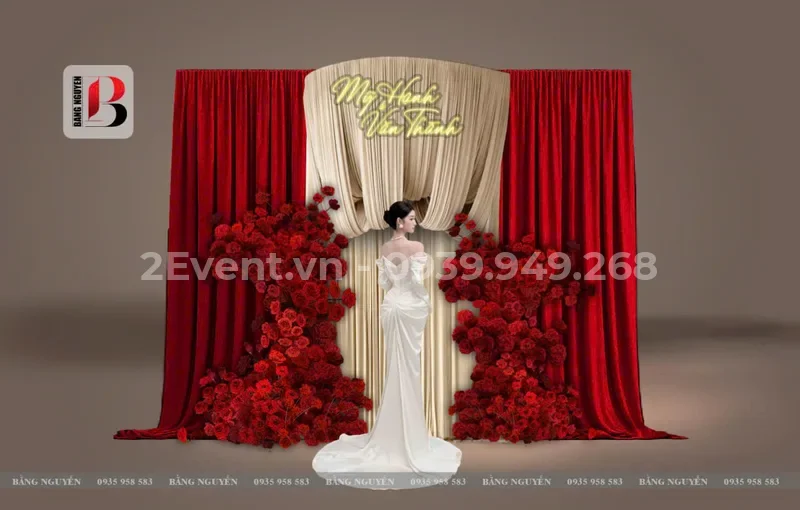 Cho thuê và trang trí rạp cưới sự kiện đẹp, hiện đại