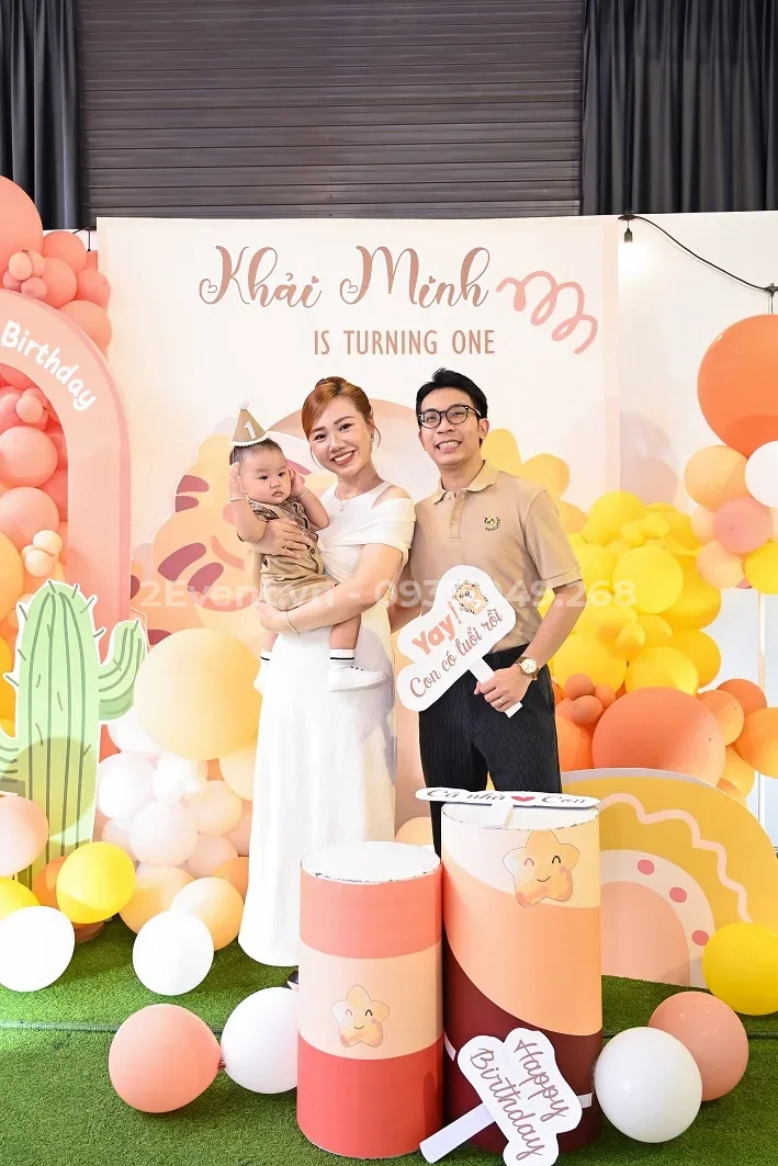 Các mẫu trang trí sinh nhật cho bé trai 5 tuổi cực năng động