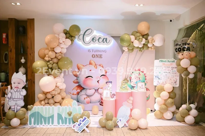 Ý tưởng trang trí sinh nhật chủ đề thỏ trắng cho bé yêu