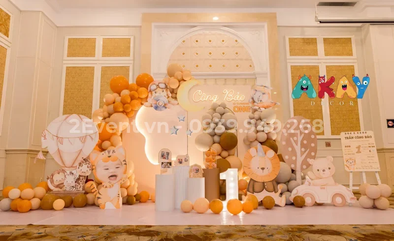 Ý tưởng trang trí sinh nhật chủ đề thỏ trắng cho bé yêu