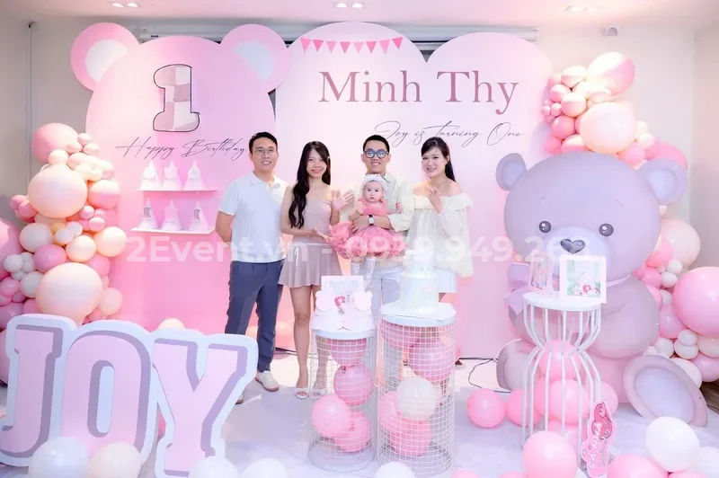 Trang trí tiệc sinh nhật chủ đề ngựa Pony ngộ nghĩnh